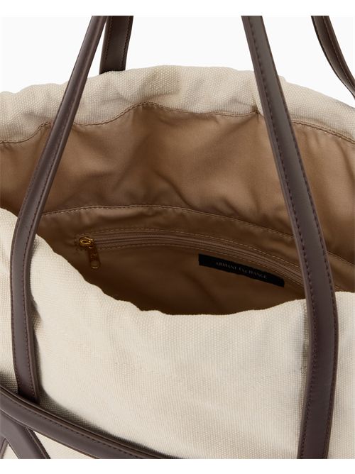 Borsa a secchio di tela minimalista ARMANI EXCHANGE | XW002607AF22635/M6262